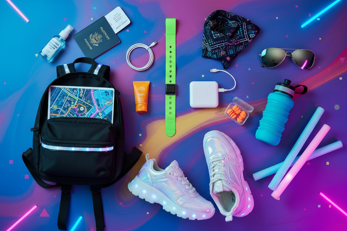 EDM Travel Essentials: Everything You Need for Festivals, Flights, and Road Trips