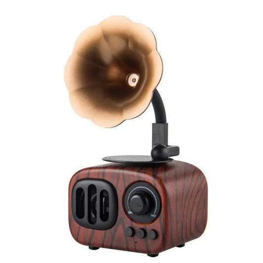 Vintage Wireless Bluetooth Speaker - Mini Retro Design