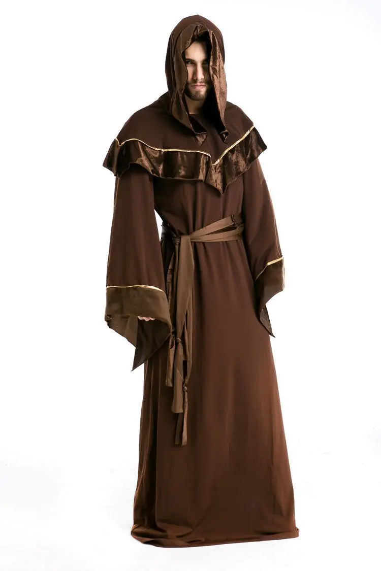 Adult Wizard Costume for Halloween Party Performance