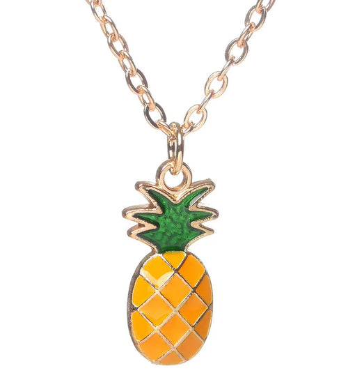 Pineapple Life Necklace - Cute and Simple Design