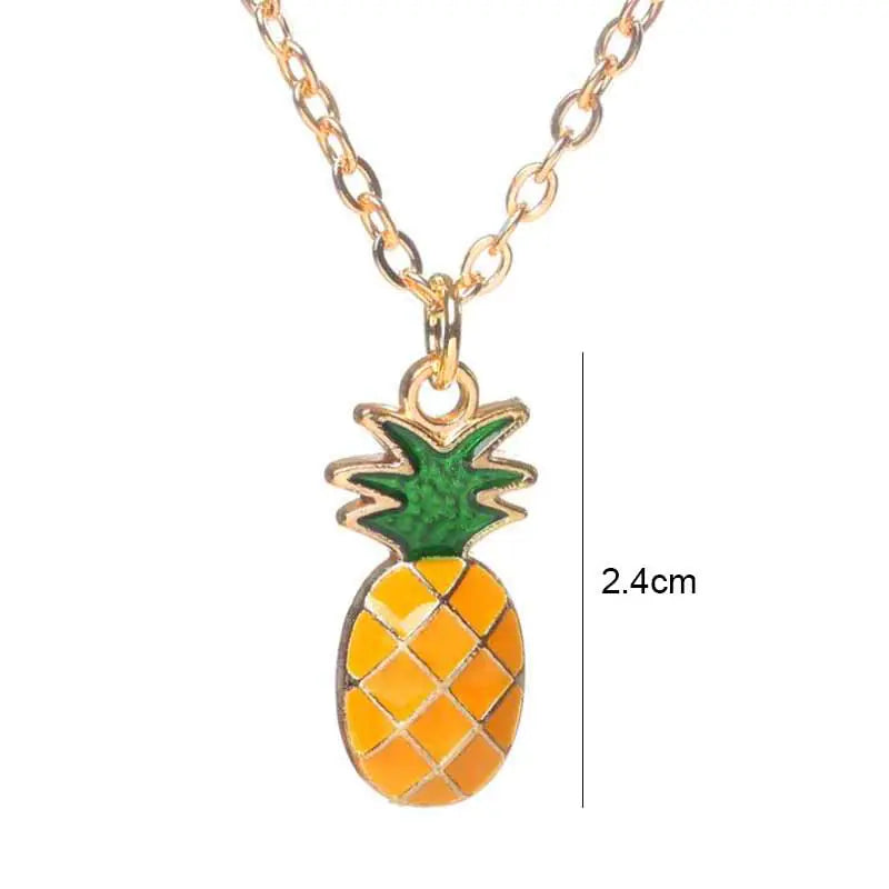 Pineapple Life Necklace - Cute and Simple Design
