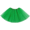 Tutus for Women Adult Tutu Skirts for Women 4 Layered Classic Elastic Tulle Tutu Skirts Party Festival Running Green