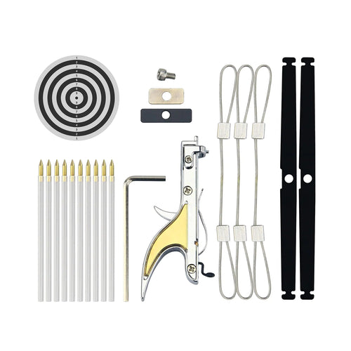 Mini Archery Crossbow DIY Assembly Kit keychain Set Right Hand Mini Crossbow Hunting Crossbow Metal Material Catapult for Hunting Shooting Practice Archery Entertainment Fun