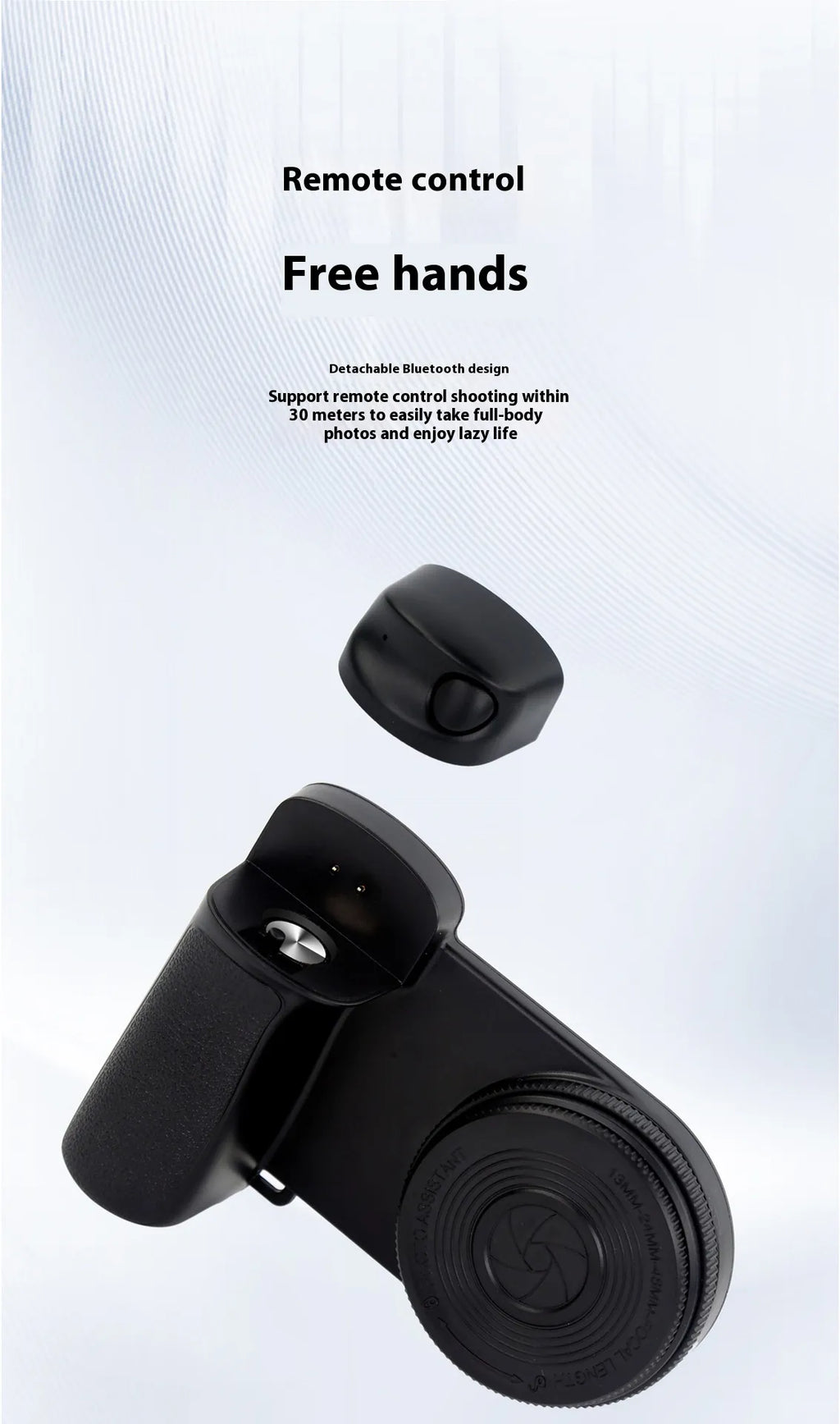 Bluetooth Phone Fill Light with Magnetic Mount