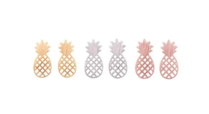 Pineapple Stud Earrings - High Quality Fruit Design