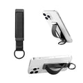Black Phone Strap Phone Holder for Hand Phone Grips for Back of Phone Phone Finger Holder Cell Phone Strap Holder for Hand Cell Phone Hand Holder Grip