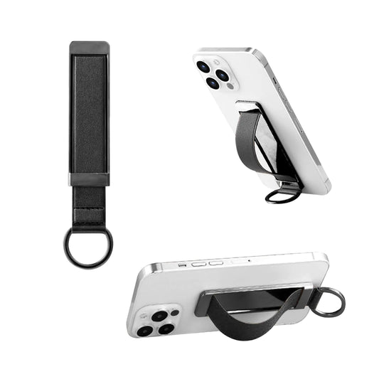 Black Phone Strap Phone Holder for Hand Phone Grips for Back of Phone Phone Finger Holder Cell Phone Strap Holder for Hand Cell Phone Hand Holder Grip