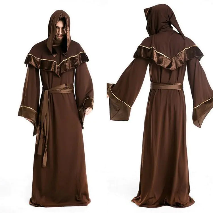 Adult Wizard Costume for Halloween Party Performance